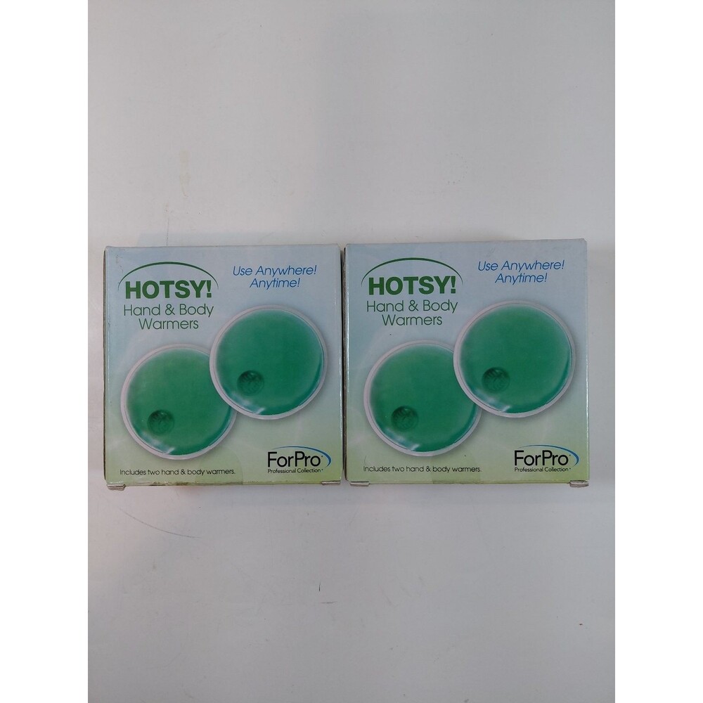 2-Pack Hotsy! ForPro Instant Reusable Hand & Body Warmers Hot Cold Therapy Pain